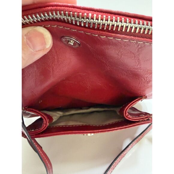 B2-45 Nine West Red Faux Leather Bag - Picture 6 of 8